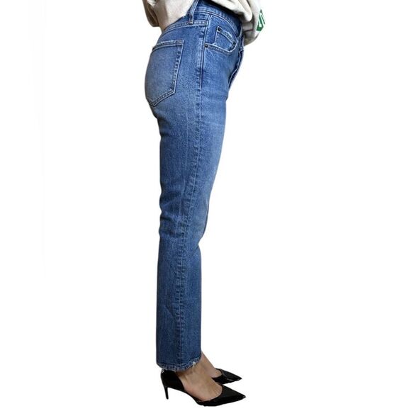 Anine Bing Lara Kick Blue Jeans Flare Size 27 - Picture 6 of 12